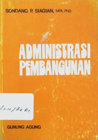 Image of Administrasi pembangunan