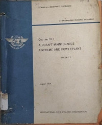 Image of Aircraft maintenance airframe and powerlant: Vol 2