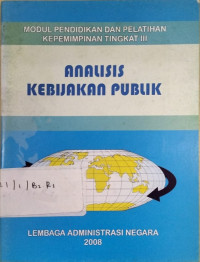 Image of Analisis kebijakan publik