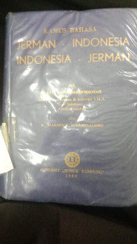 Image of Kamus bahasa Jerman - Indonesia 
Indonesia - Jerman