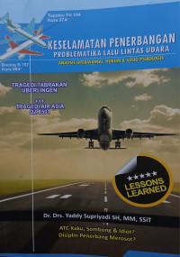 Image of Keselamatan penerbangan problematika lalu lintas udara