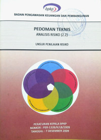 Image of Pedoman teknis analisis risko (2.2): Unsur penilaian risiko