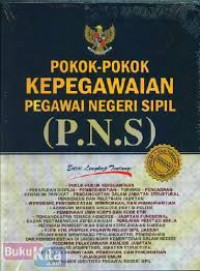 Image of Pokok-Pokok Kepegawaian Pegawai Negri Sipil ( P.N.S)