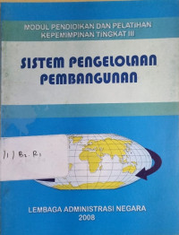 Image of Sistem Pengelolaan Pembangunan